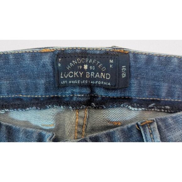 LUCKY BRAND Womens Sweet Jean Crop Jeans Size 12 (34W/25L) - Picture 3 of 4